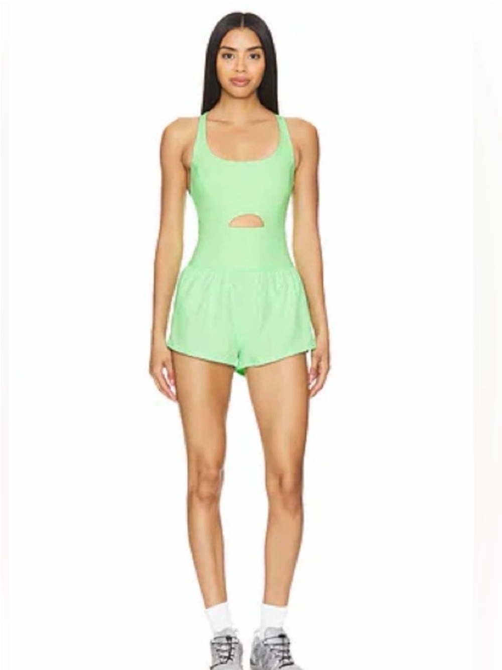 FP Movement by Free People Green Athletic Romper